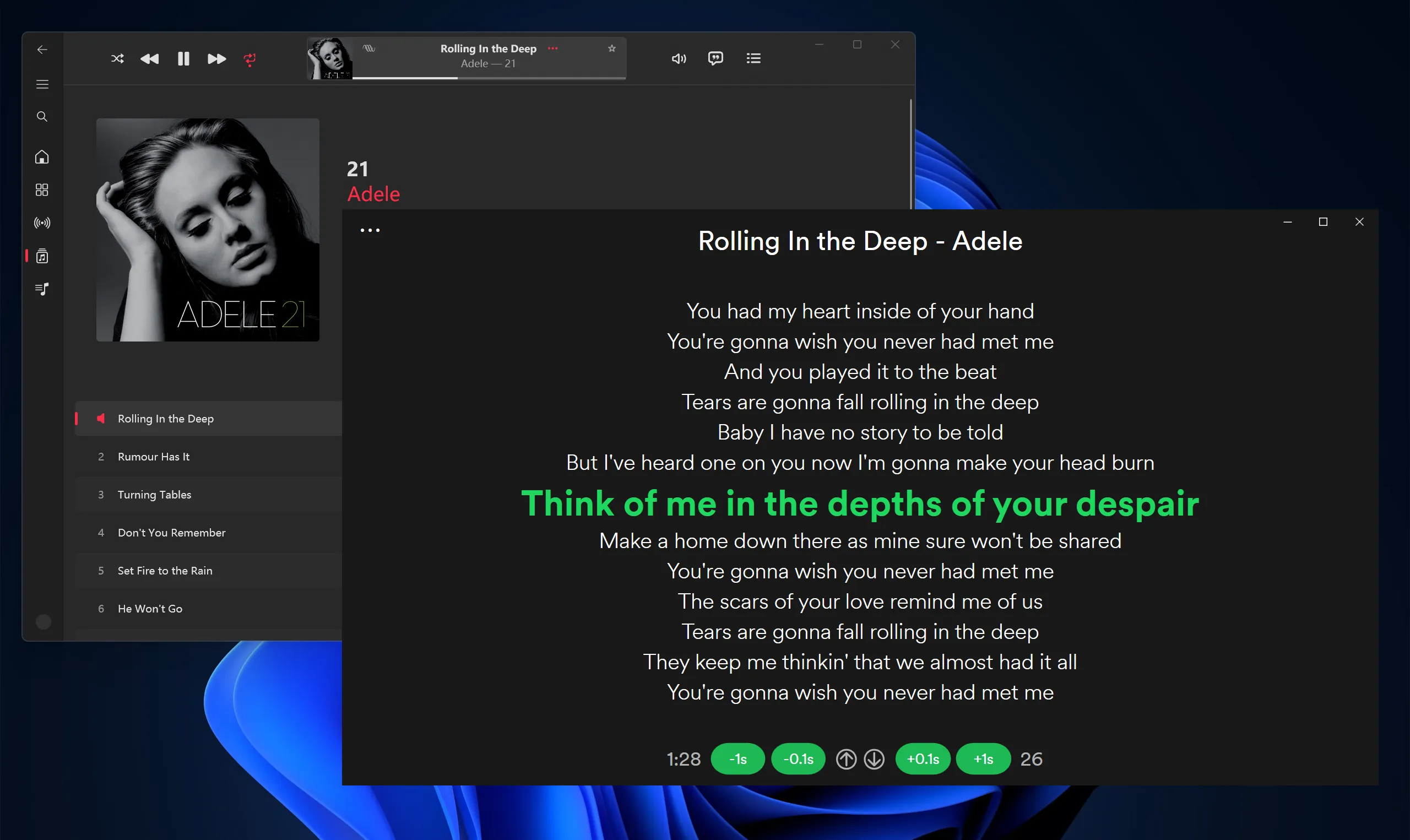 Lyricify 3 app showcase