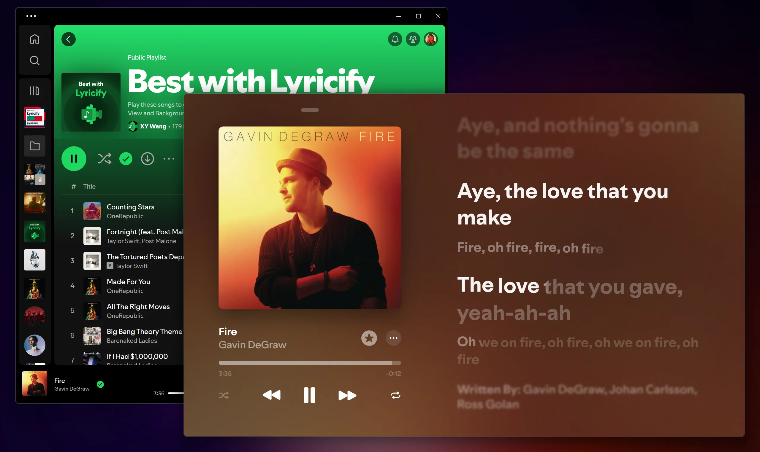 Lyricify 4 app showcase